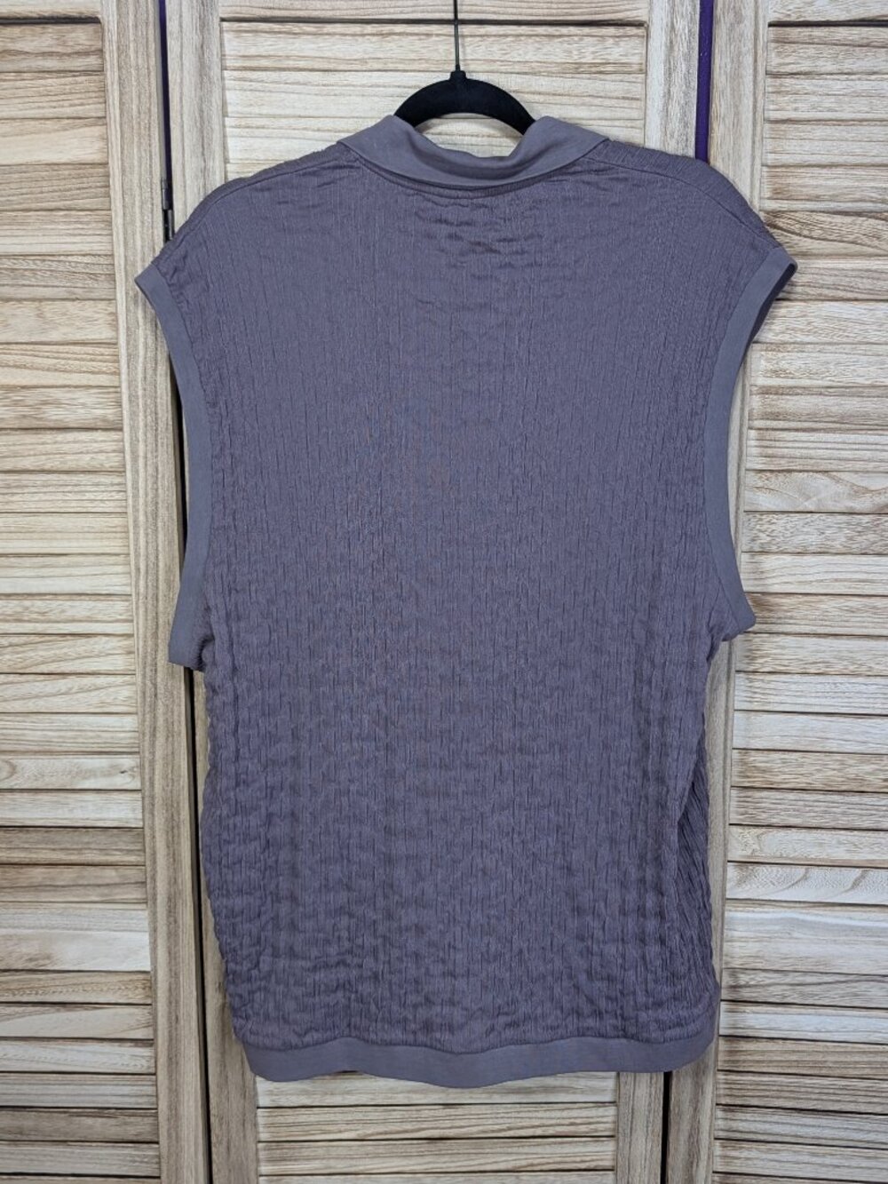 ASOS Sleeveless Knit Polo Top in Dusty Mauve Size Small NWT - Picture 8 of 11